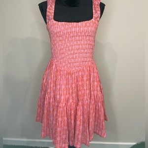 Pink Summer Dress. Stretchable.